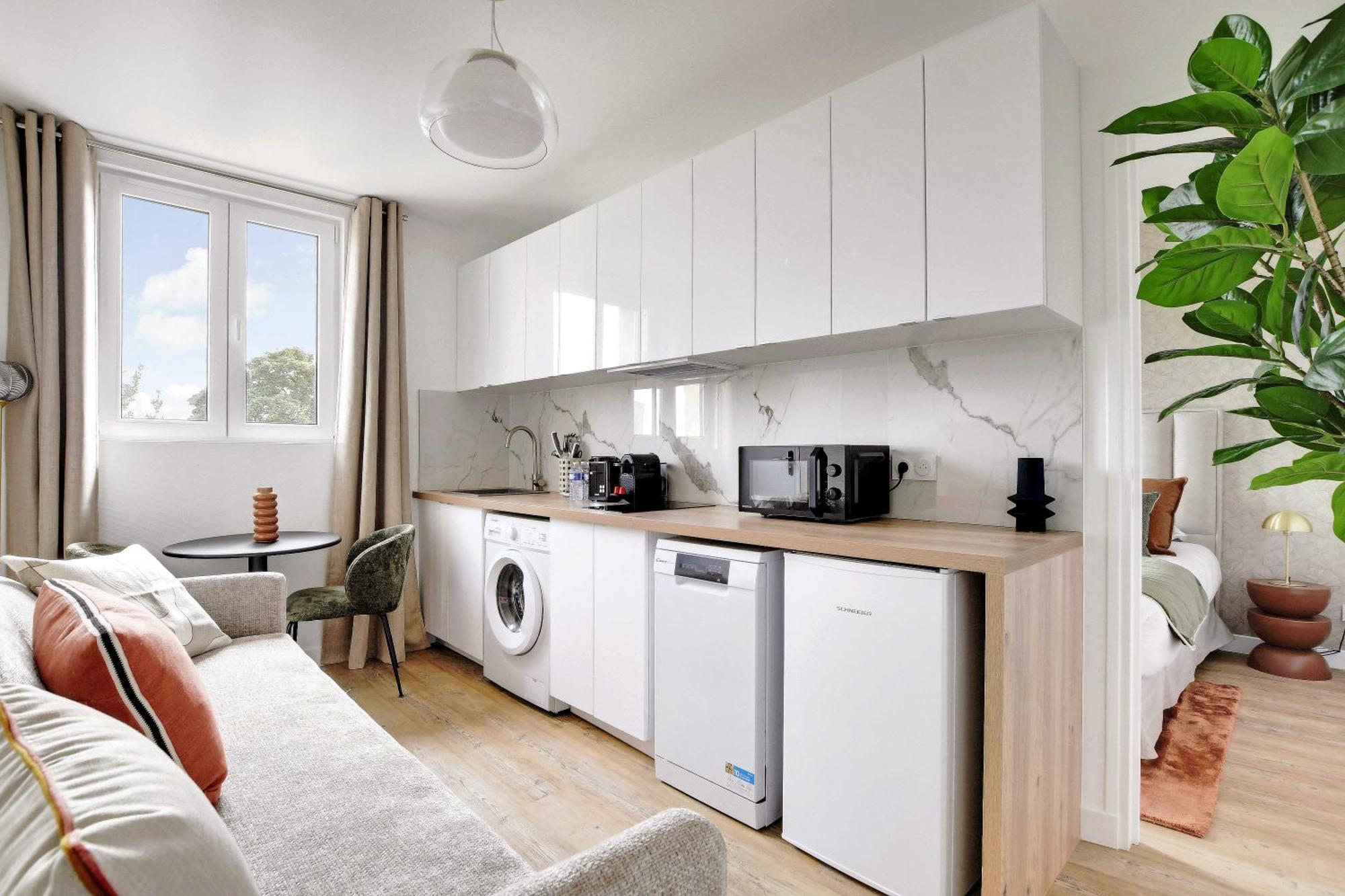Cosy Apartment - 1Bdr For 3P - อีวรี-ซูร์-แซ็น ภายนอก รูปภาพ
