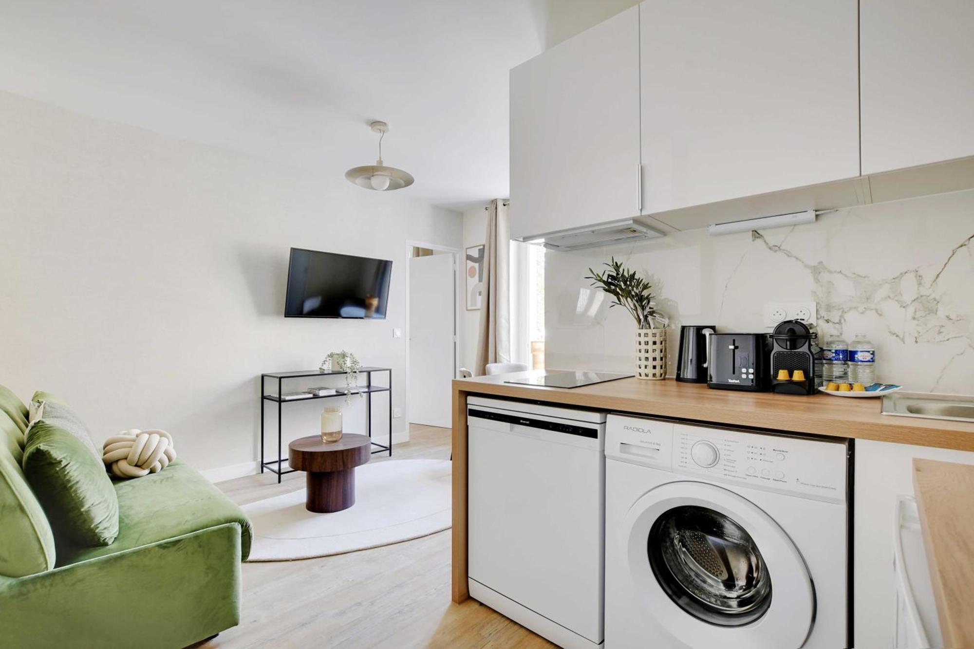 Cosy Apartment - 1Bdr For 3P - อีวรี-ซูร์-แซ็น ภายนอก รูปภาพ