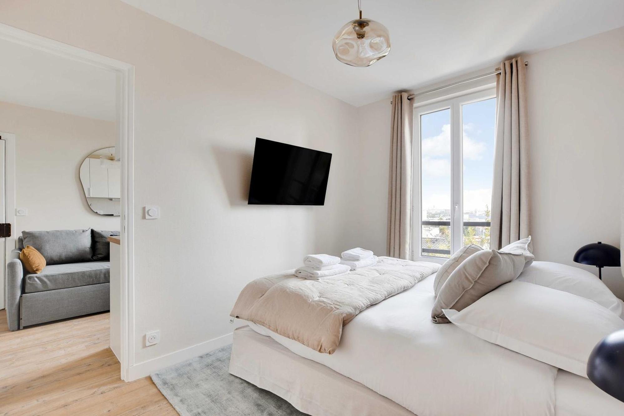 Cosy Apartment - 1Bdr For 3P - อีวรี-ซูร์-แซ็น ภายนอก รูปภาพ