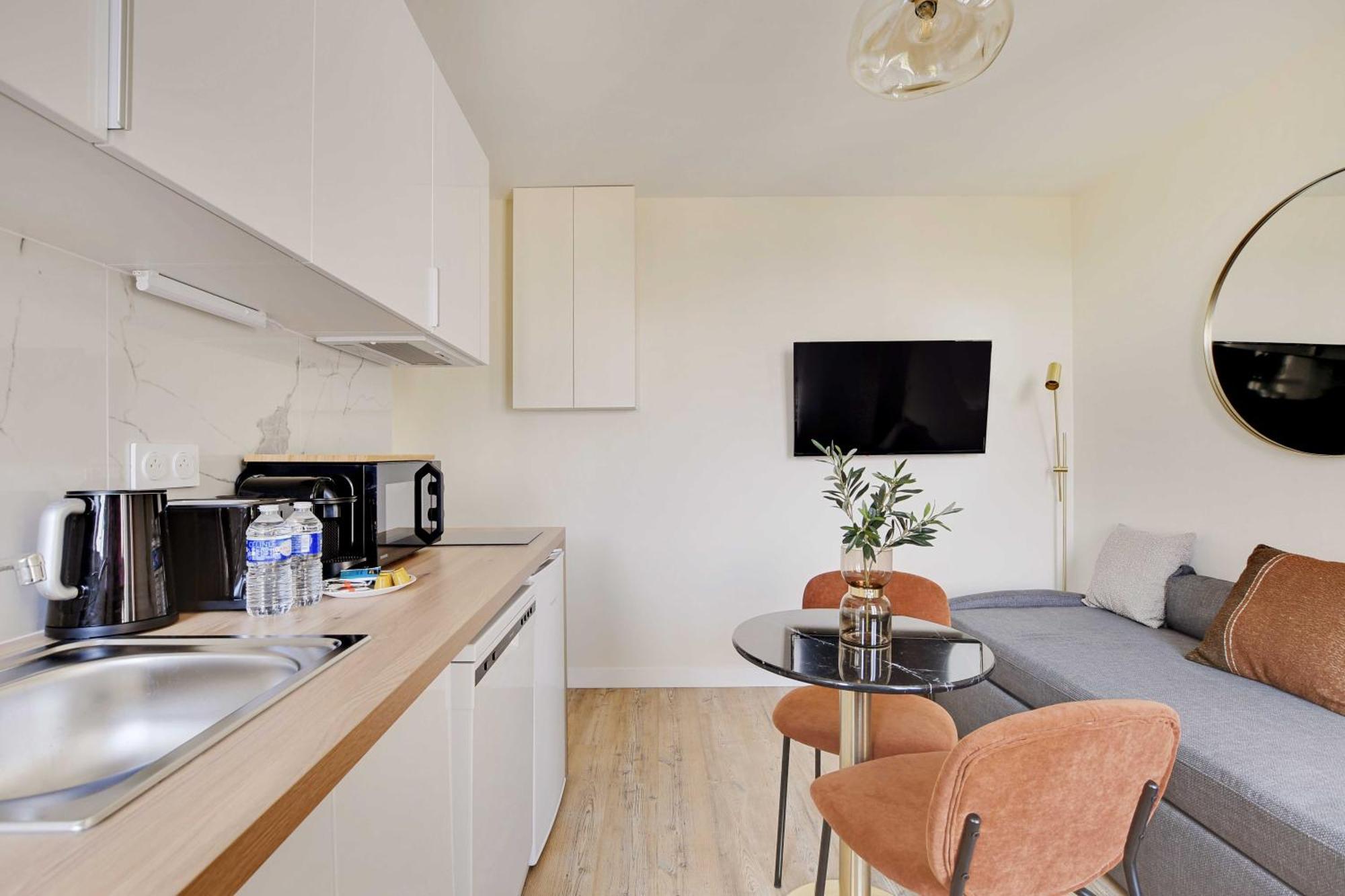 Cosy Apartment - 1Bdr For 3P - อีวรี-ซูร์-แซ็น ภายนอก รูปภาพ