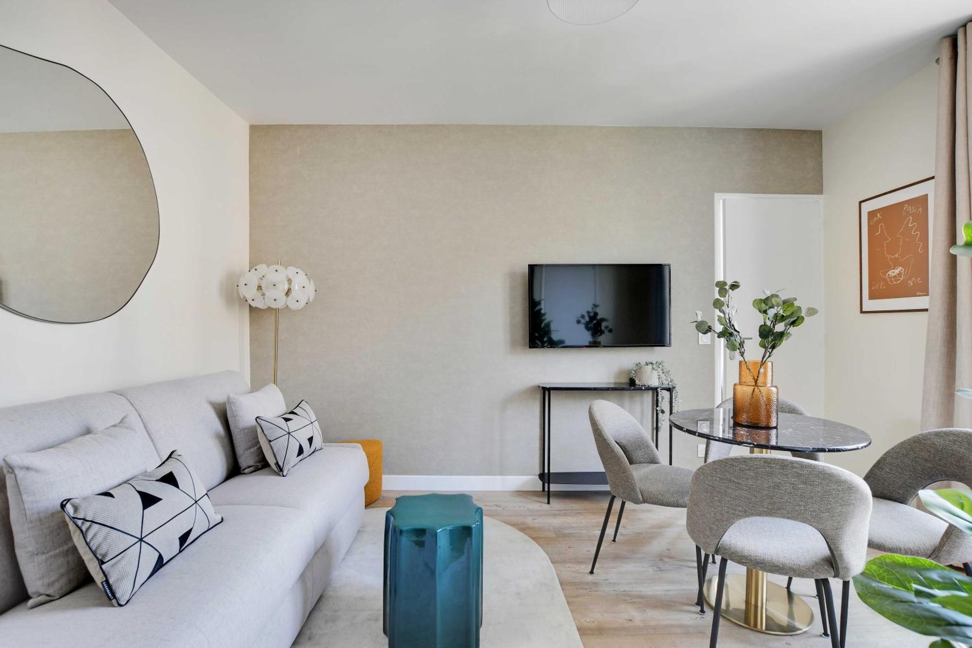 Cosy Apartment - 1Bdr For 3P - อีวรี-ซูร์-แซ็น ภายนอก รูปภาพ