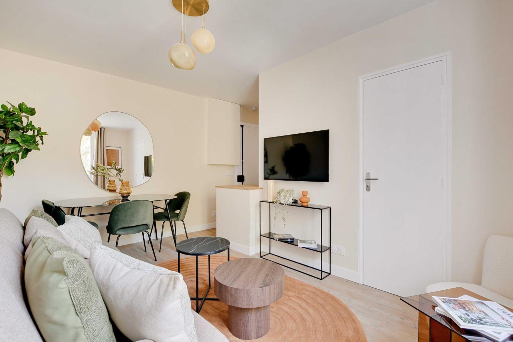 Cosy Apartment - 1Bdr For 3P - อีวรี-ซูร์-แซ็น ภายนอก รูปภาพ